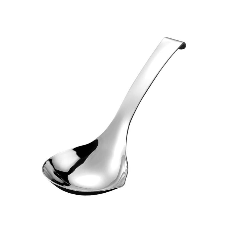 Stainless Steel Large Soup Spoon Tablespoon with Ergonomic Handle for Cooking and Serving Practical Kitchen Cookware