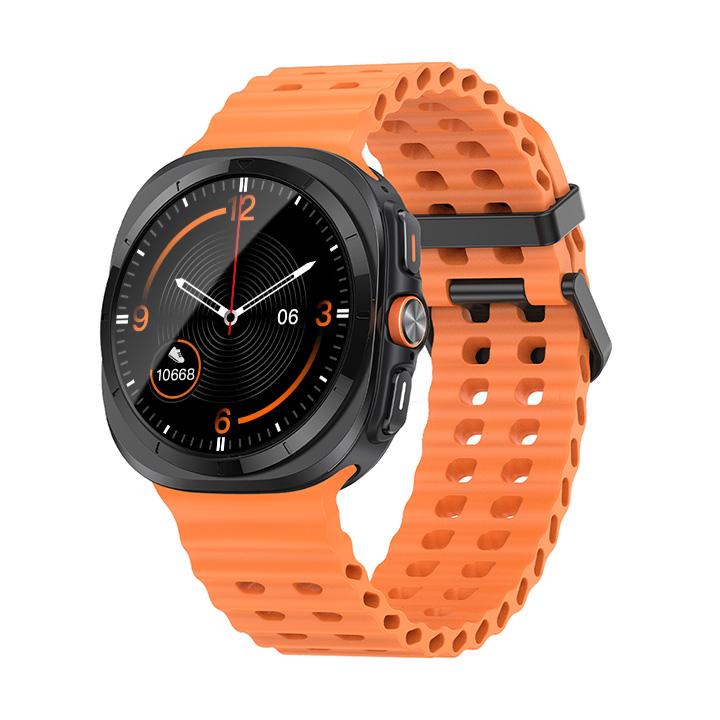 Silicone Breathable Strap For Samsung Galaxy Watch Ultra 47mm Marine Wristband Bracelet Galaxy Watch Ultra(2025) 47mm  Watchband