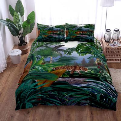 Ricchezze Botaniche Set Copripiumino Pantera UK Singolo Matrimoniale Queen King US Twin Full King Size Set di Biancheria da Letto