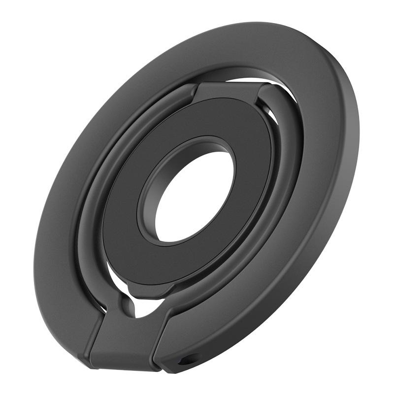 MagSafe Magnetic Finger Ring Bracket: Double-Sided Metal Support, Universal Portable Phone Ring with 360° Rotation.
