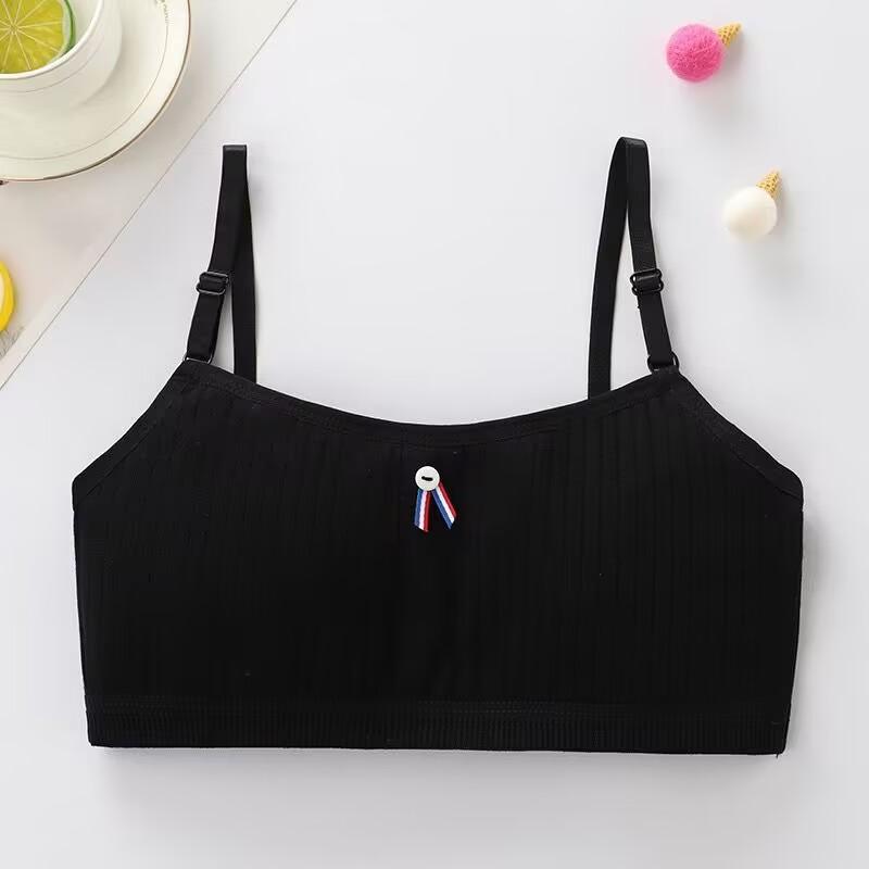Women's Underwear Teenage Bra Girl Training Bra Soft Cotton Cute Bralette Children Underwear 10-15 Y