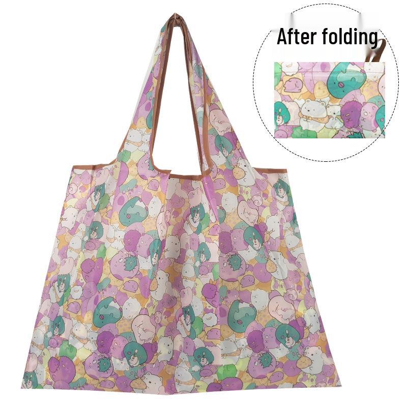 Japanese Cartoon Large Shopping and Travel Tote Bag