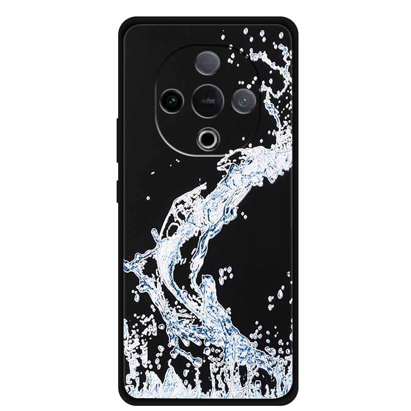 For Vivo Y300 5G Case 3D Emboss Flower Black Silicone Soft Back Cover Case For Vivo Y300C 2025 Phone Case 6.77" Coque Shell Para