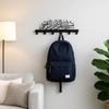 Rust-Resistant Wall-Mounted Keys Holder Durable Metal Key Organizer Towel Coat Rack  For Entryway
