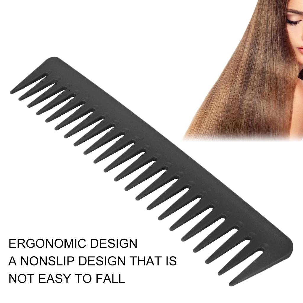 Wide Teeth Comb Rounded Large Hair No Handle Detangling Comb for Curly Hair Wet Dry Hair