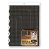 Nakabayashi Folding Cutting Mat, Double-Sided Type (One Side Clay Board), A3 Size, Black CTMO-A3W-D