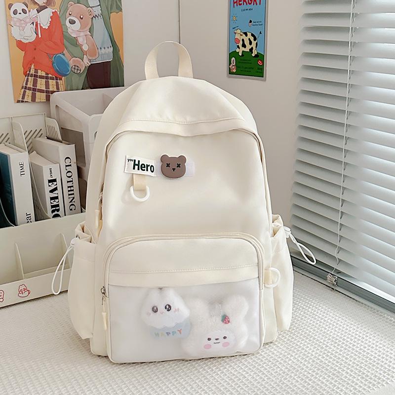 Mochila Transfronteiriça Leve e de Grande Capacidade para Estudantes - Ideal para Ensino Fundamental II, Ensino Médio e Faculdade.