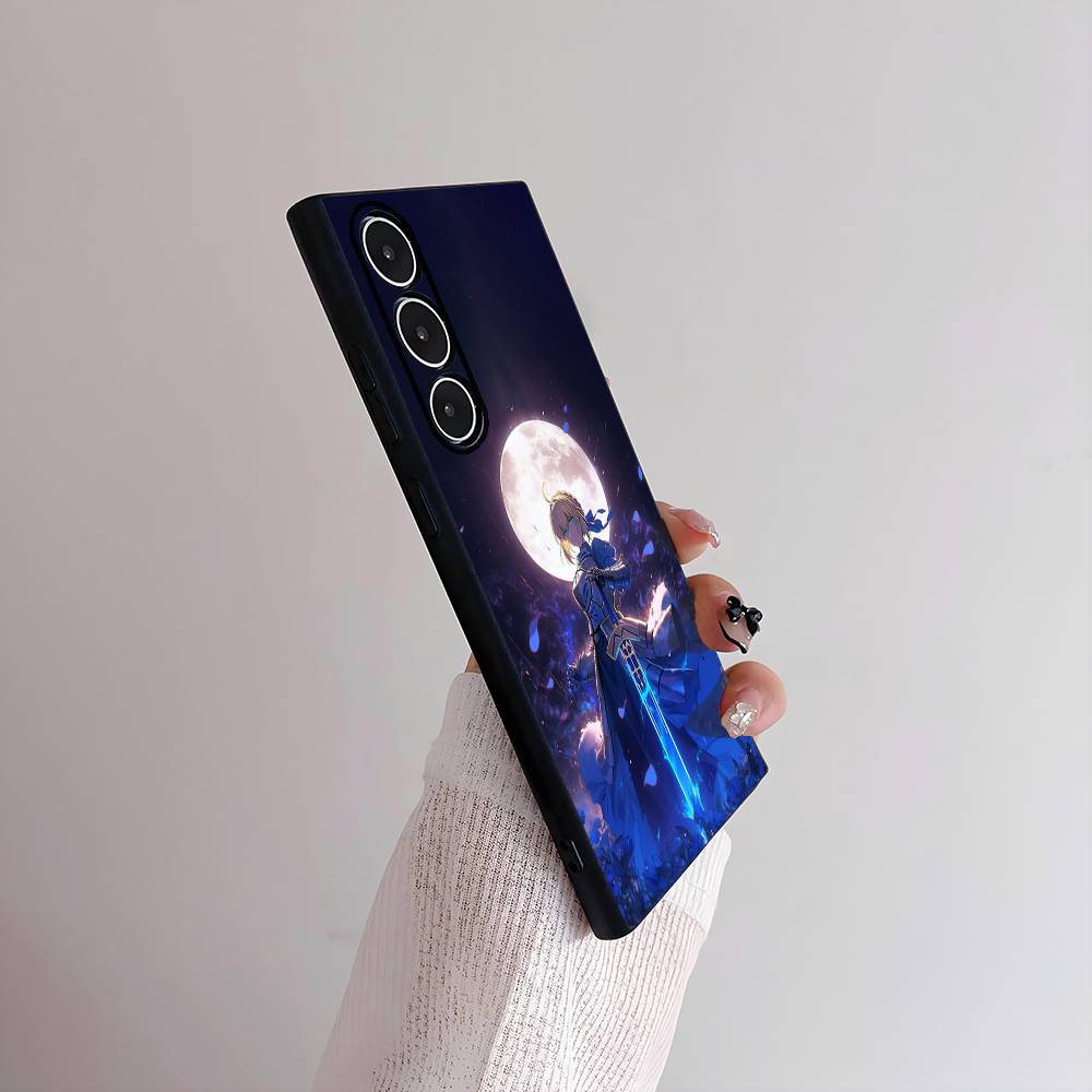 Fate Z-Zero Stay Night Saber Phone Case for Samsung S series s21 s22 s23 s24 s25 FE Plus Ultra TPU Soft to Skin-friendly case