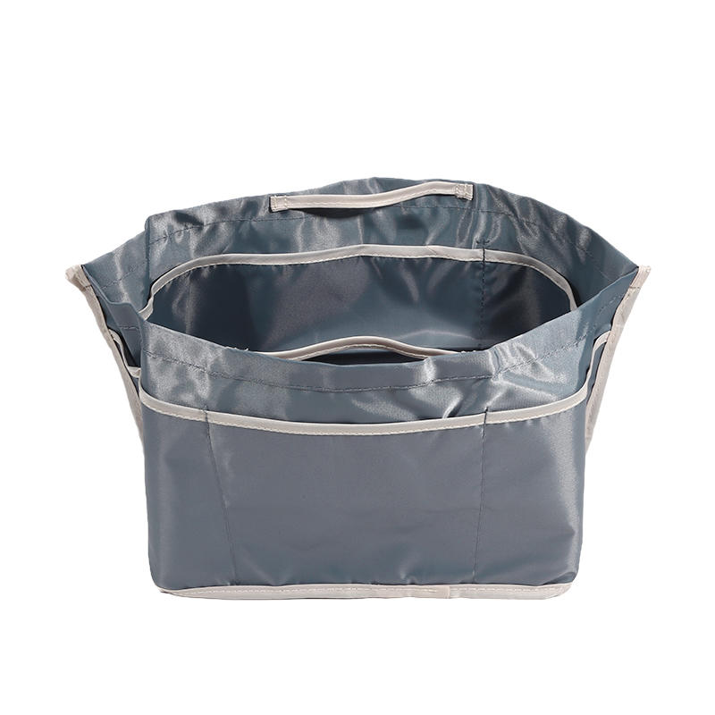 

Органайзеры-вставки для сумок с несколькими карманами для сумки-тоут, дорожная портативная вставка против провисания, карман, косметичка S синий