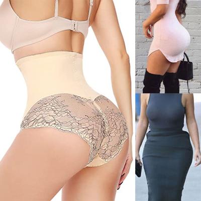 Bauchweg-Shapewear-Höschen für Frauen, hoch taillierter Body Shaper, nahtloser Schlankheits-Shapewear-Taillentrainer, Spitzen-Slip