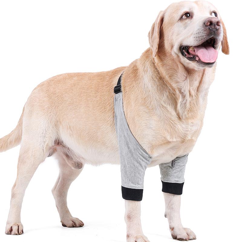 Haustier Hund Welpe Ellbogenbandage Schützer Weich Atmungsaktiv Schmerzlinderung Schulterstütze Ellbogenärmel Polster für Hundeellbogen