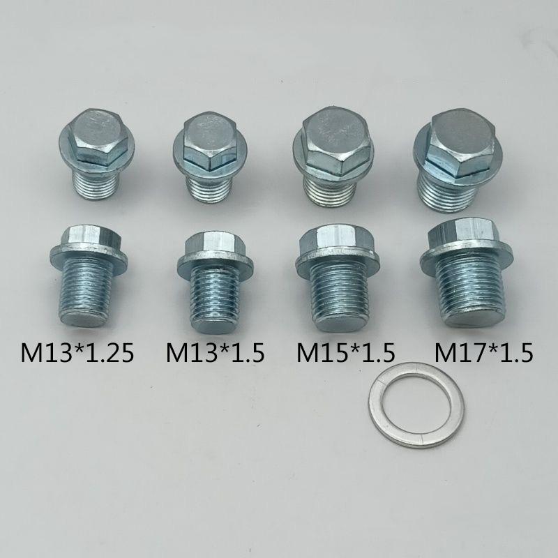 Car Oil Pan Drain Screw Oil Collection Groove Drain Plug Screw Kit M13 M15 M17 High-quality Oil Drain Plugs 3