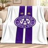 FK Austria Vienna Blanket Flannel Blanket Soft Cozy Plush Throw for Sofa Bed Lightweight Home Decoration Outdoor Camping