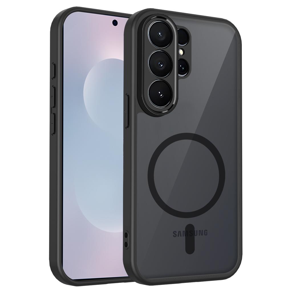 For Samsung Galaxy S26 Ultra Magnetic Case Skin Touch Matte PC + TPU Anti-Drop Phone Cover