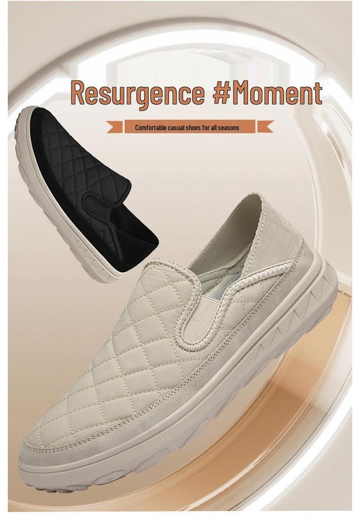 Men's Autumn Slip-on Casual Sports Shoes: Soft Sole, Non-slip, Wear-resistant, Trendy, Versatile Fashion.