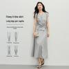 Women's Short Sleeve Top & Skirt Two-Piece Set