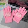 Capybara Coral Velvet Gloves Cycling Cute Gloves New Capybara Plush Gloves  Women