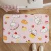IP-MamegomaS Floor Mat Soft Non-Slip Bath Mat, Bedside Carpet, Absorbent Doormat for Home