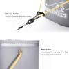 Outdoor Fishing Bucket EVA Thick Live Fish Bucket Foldable Fishing Bait Bucket with Rope/Handle Fishing Accessories