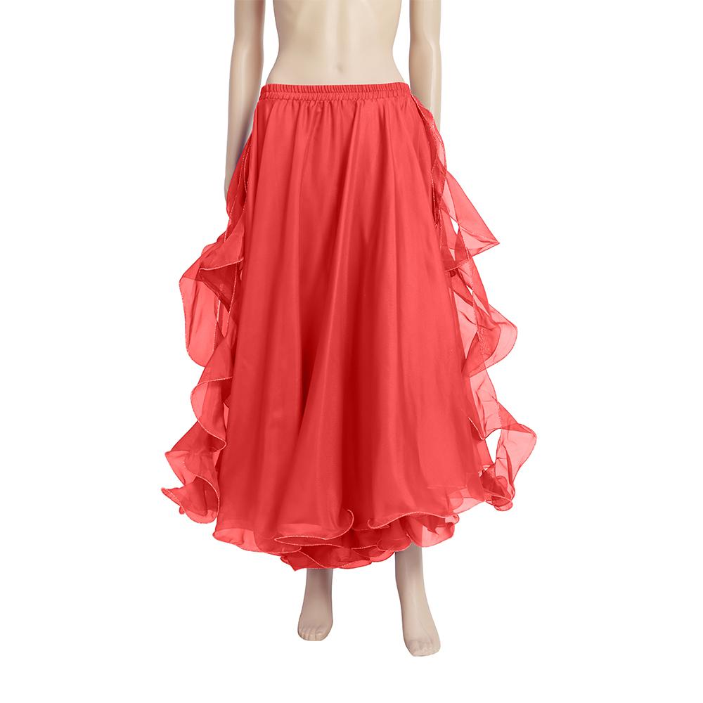 Tassels Shining Sun Skirt Spanish Skirt Show Costumes Belly Dance Skirt Dancing Skirt