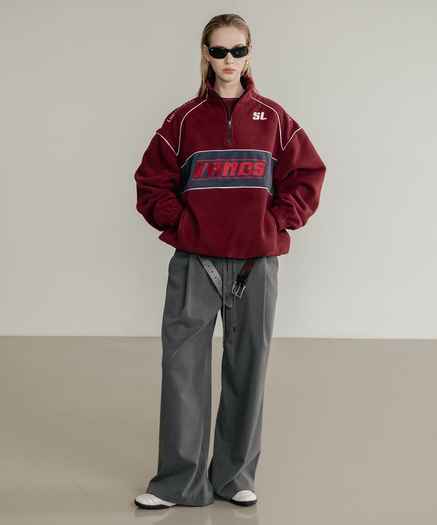 SSIN AND LEE (W) Low Loop Banding Slacks Gray