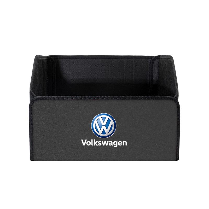 Car Leather Storage Box Auto Trunk Organizer Bag Accessories For VW Golf Polo Tiguan Touran Jetta Passat aw2 CC T5 GTI Magotan Caddy