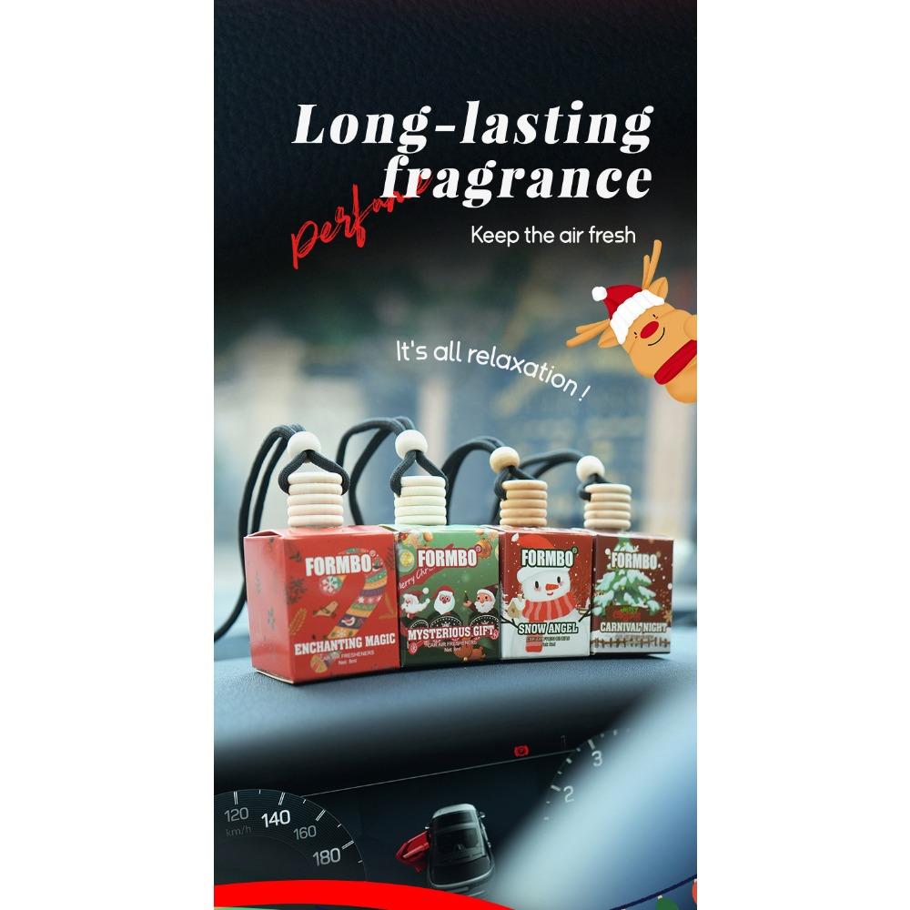 Weihnachts Auto Lufterfrischer Anhänger Langanhaltend Leichter Duft Auto Parfüm Schmuckstück Fahrzeug Aroma Diffusor Hängende Dekoration