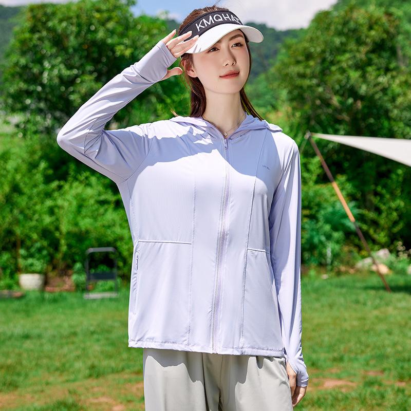 Summer Outdoor Activity Slim-fit Sunscreen Clothes Womens Korean Cardigan Versatile Sunscreen Top Jacket