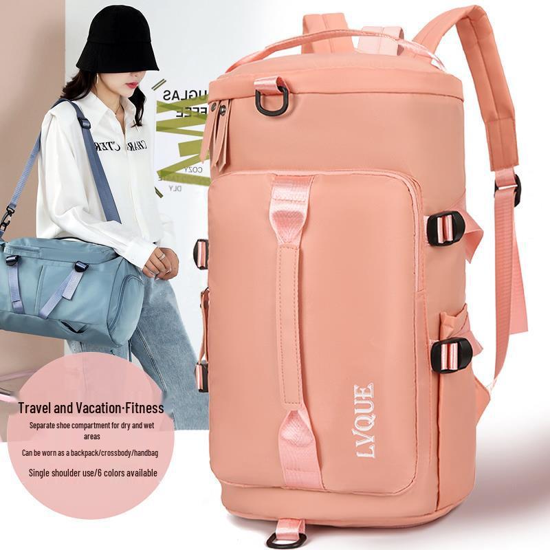 

Многофункциональный рюкзак большой вместимости для коротких поездок, фитнеса и путешествий на открытом воздухе с разделением на мокрое/сухое синий