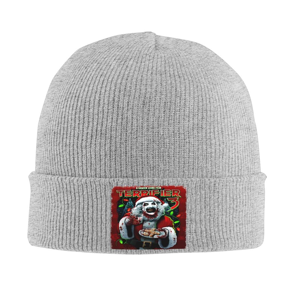 Terrifier 3 Christmas Knit Hat Trendy Caps Unisex Adult Outdoor Sport Beanie Hats Spring Graphic Warm Bonnet Hats