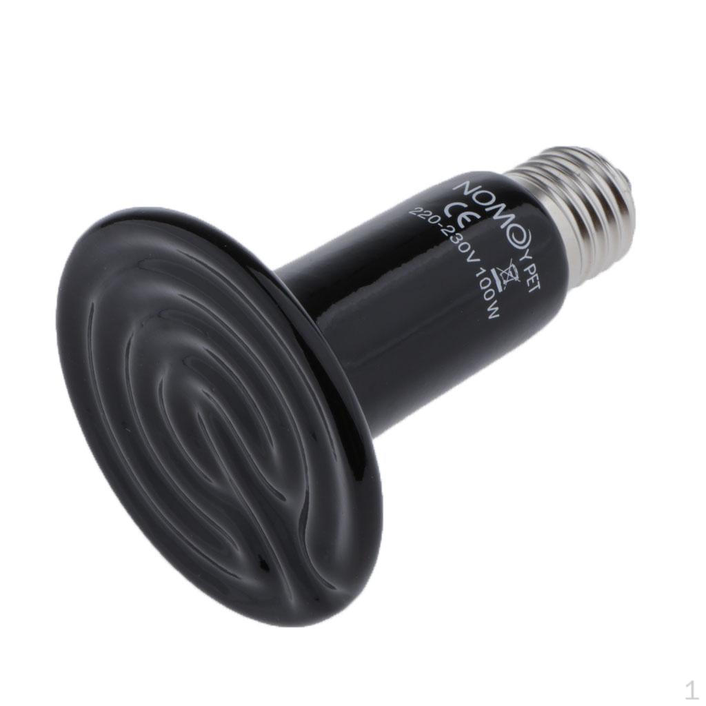 

E27 Heat Lamp Heater Reptile Breeding Terrarium Heating 100W