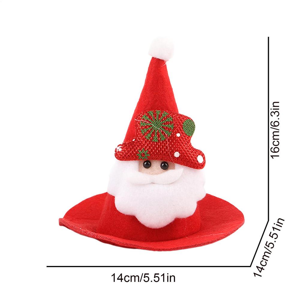 Christmas Pet Hat Funny Festive Warm Headwear Pet Festive Outfit Winter Hat For Celebration Party Winter Event Photoshoot