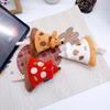Soft Stuffed Pizza Mouse Plush Keychain Adorable Bag Charm Lovely Birthday Gift for Kids Family Members