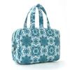 1Pc New Flower Patterned Four Fold Toiletry Bag with Hooks,Portable Travel and Wash Area Storage,Dry-wet Separation