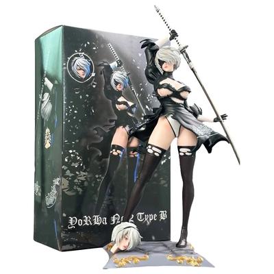 Hot NieR: Automata Figure Yorha No. 2 Type B 2B 33cm Anime Girls PVC Action Figure Toy GK Activity Statue Adult Collection Model Doll
