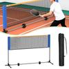 Portable Badminton Net Set Easy Setup Sport for Yard Backyard Game Beach Stainless Steel
