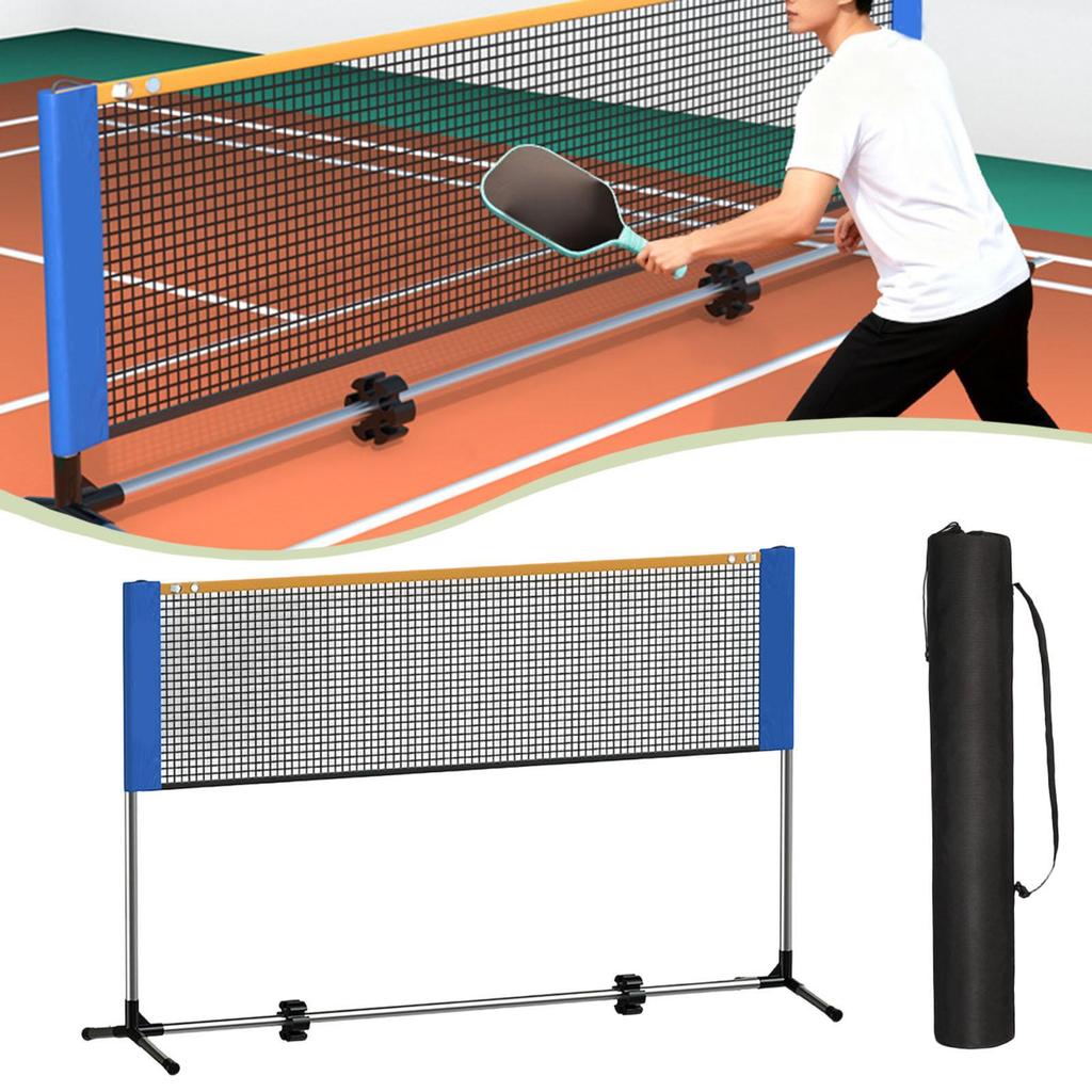 Portable Badminton Net Set Easy Setup Sport for Yard Backyard Game Beach Stainless Steel