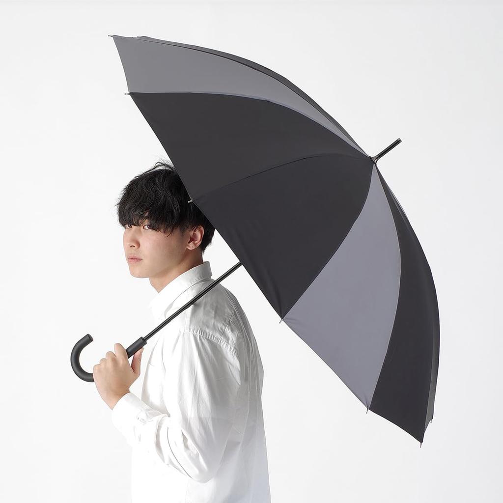 Nifty Colors Long Peach 12 Switch Color 5187BK Umbrella, Drop, Ribs, 63,