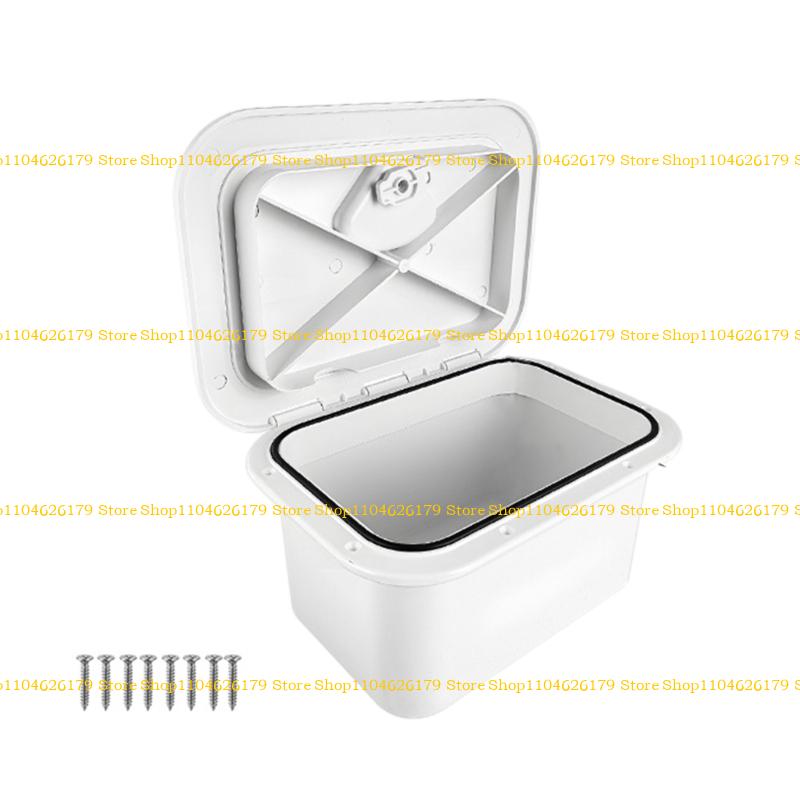 A1A2 Fishing Tackle Organizers Container White Marine Deck Storage Box