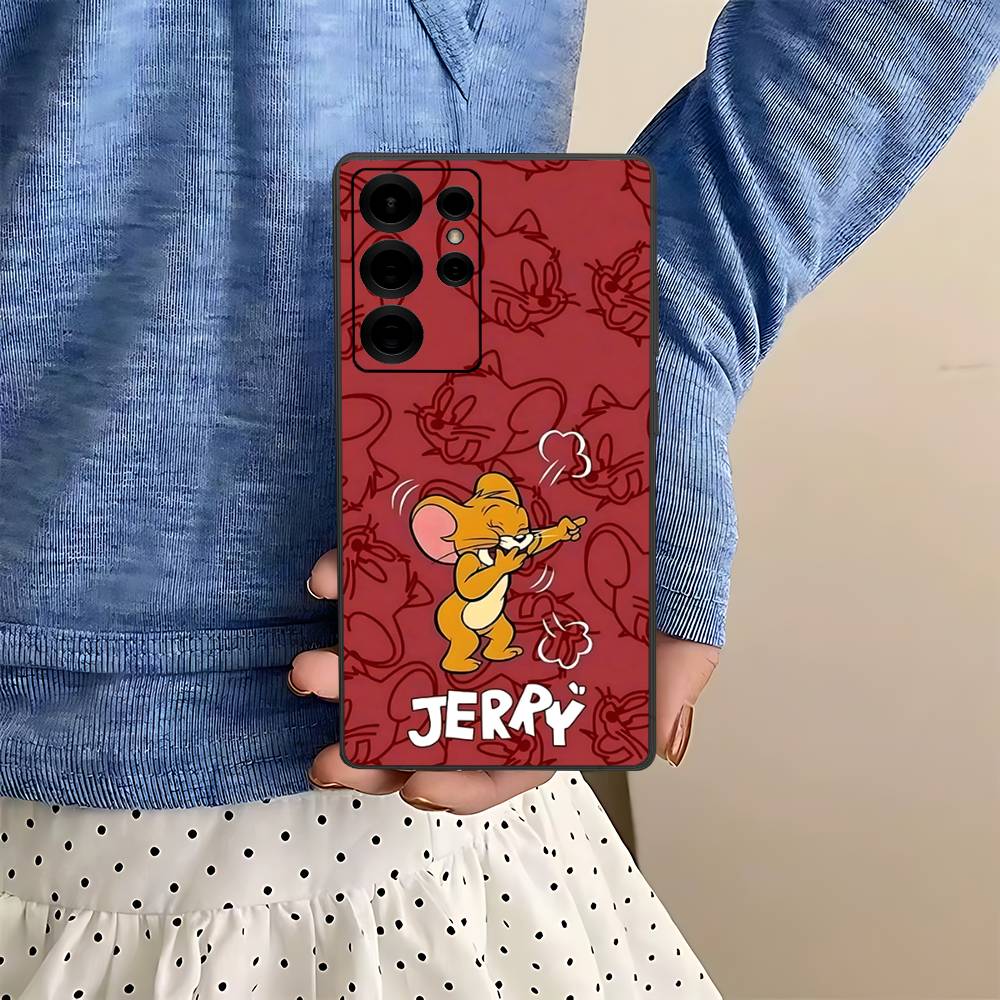 Cartoon T-Toms And J-Jerrys Phone Case For Samsung S 24 Fe 25 Ultra Plus 20 Lite 21 30 22 23 24 22 Ultra 5G Fundas