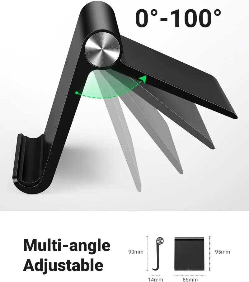 Universal Portable Adjustable for iPhoCell Phone Stand Desk Phone Holder Foldablene For iPhone 15 14 Pro Max Plus Samsung Xiaomi