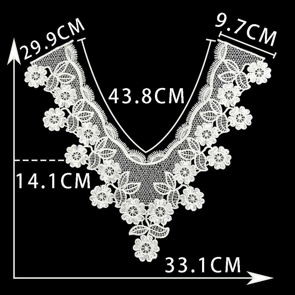 Black And White I Hollow Collar Diy Embroidery Lace Decorative Clothing Accessories Sewing Accessories