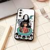 S-Spirited Anime A-Away  Phone Case For Samsung Galaxy A73,A72,A71,A70,A53,A52,A51,Others Soft Black Shell