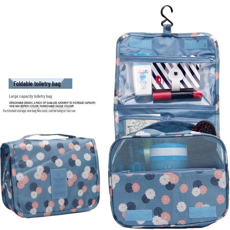 Korean Style Waterproof Hanging Toiletry Bag - Multifunctional Travel Organizer