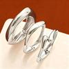 Vintage Hip Hop Metal Cuff Bangles Punk Gold Silver Color Geometric Spring Bangles For Women Bracelet Men Daily Jewelry Gifts