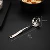 304 Stainless Steel Spoon Set for Home Use, Long Handle Hot Pot Spoon, Soup Spoon, Slotted Spoon, Large Deep and Thick 304 Spoons
