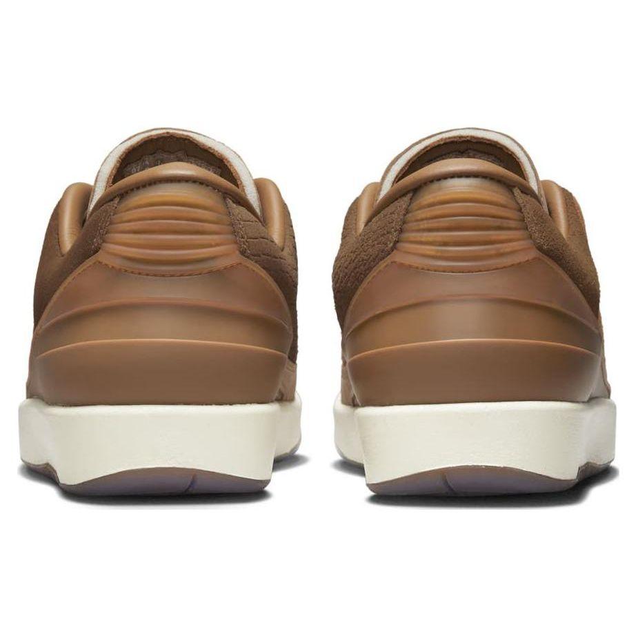Two 18 X Air Jordan 2 Retro Low Unisex Sneakers Tan Rocky-Tan British-Tan DV7129-222