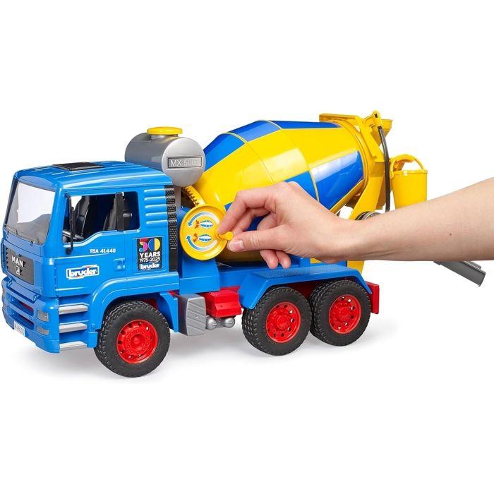 Jouet - Bruder - Camion-malaxeur à béton - Édition spéciale 50 Ans - Couleur Bleu - 1:16