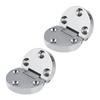 2Pcs Zinc Alloy Self Supporting Folding Table Hinges Home Flap Tables Furniture Oval Hardware