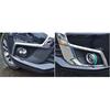 Front Fog Light Cover Eyebrow Trim for 2016- Mitsubishi Outlander Sport 4pcs